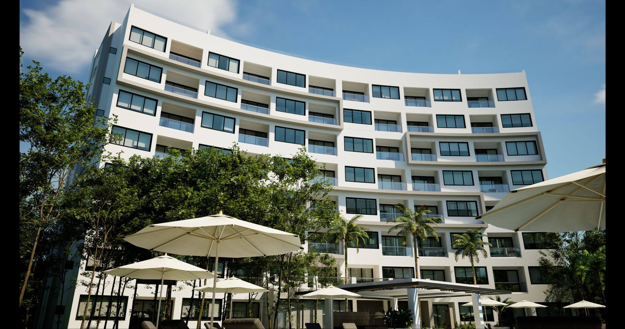 Golf-course view condo in The Village, for sale, Corasol, Playa del Carmen