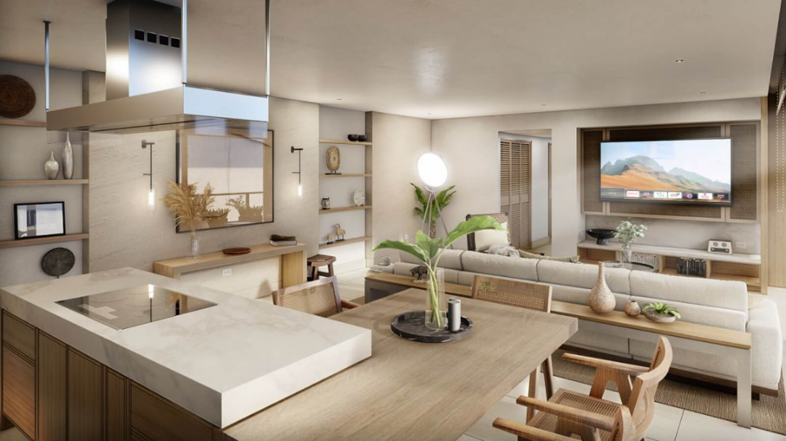 Condominium with private pool, mountain view for sale in Huatulco.