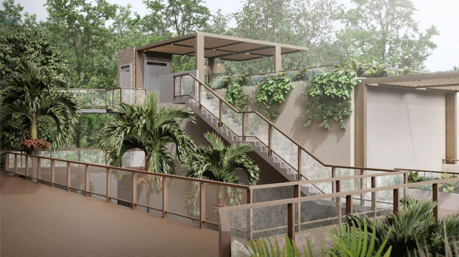 Condominium with private pool, mountain view for sale in Huatulco.