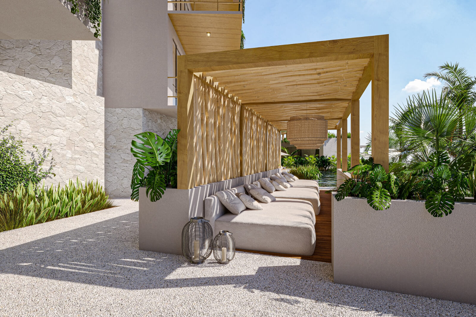 Condominium with private pool, mountain view for sale in Huatulco.