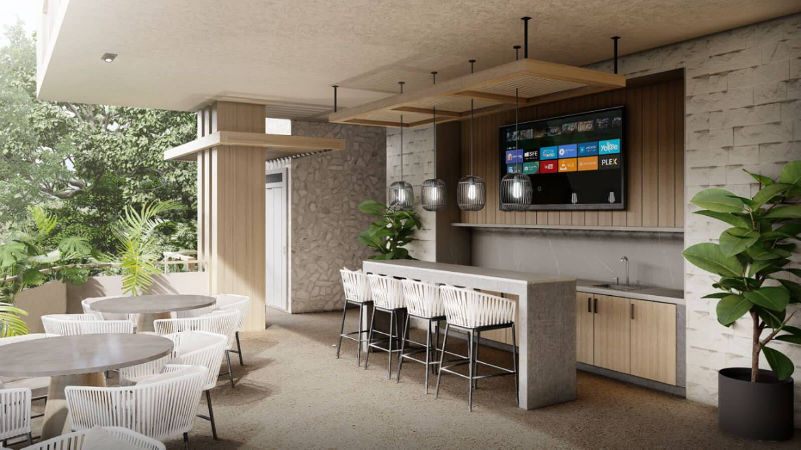 Condominium with private pool, mountain view for sale in Huatulco.