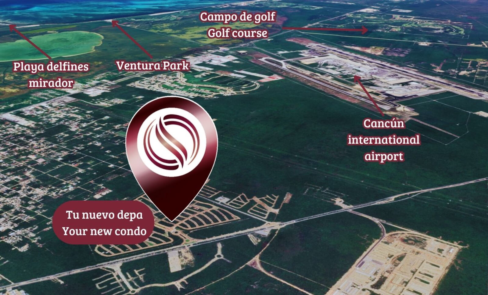 Condo with pool and paddle court for sale, Boulevard Colosio, Canc&uacute;n