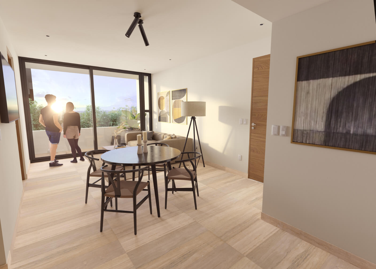 Penthouse with 21 m2 terrace, infinity pool, pet spa, cowork, gym, pre-construction, on Nader Avenue, Cancun, for sale.