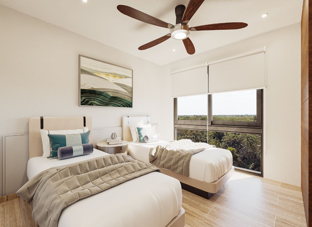 Condominio con terraza,en venta, Zona aeropuerto, Cancun.