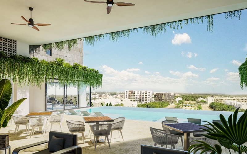 Departamento en residencial privado con amenidades: 7,500 m2 de parques, canchas deportivas, gimnasio al aire libre, ciclopista y mas