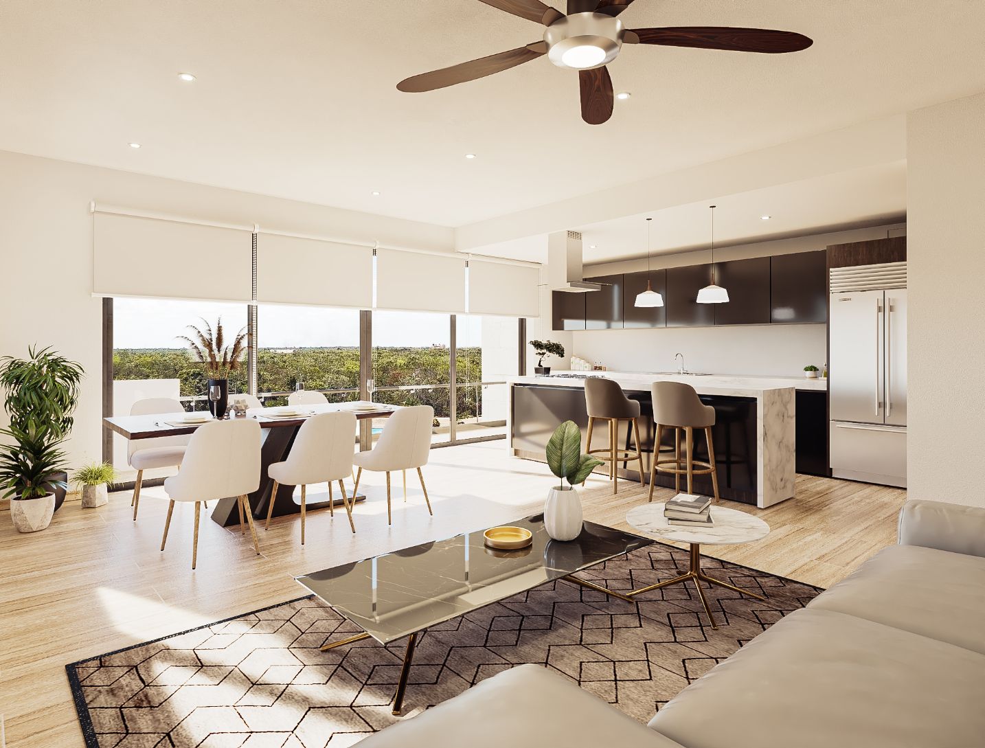 Condominio con terraza,en venta, Zona aeropuerto, Cancun.