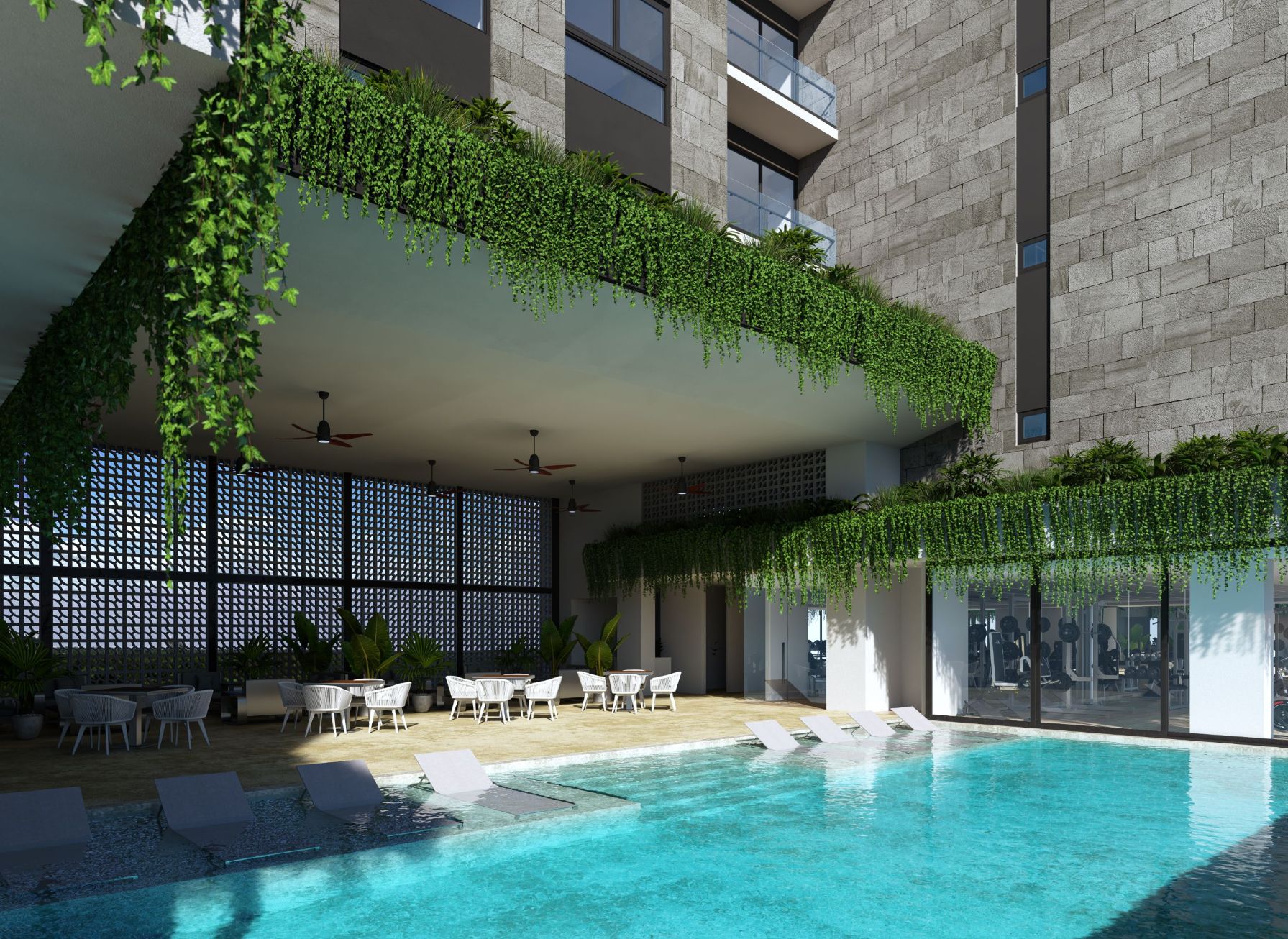 Condominio con terraza,en venta, Zona aeropuerto, Cancun.