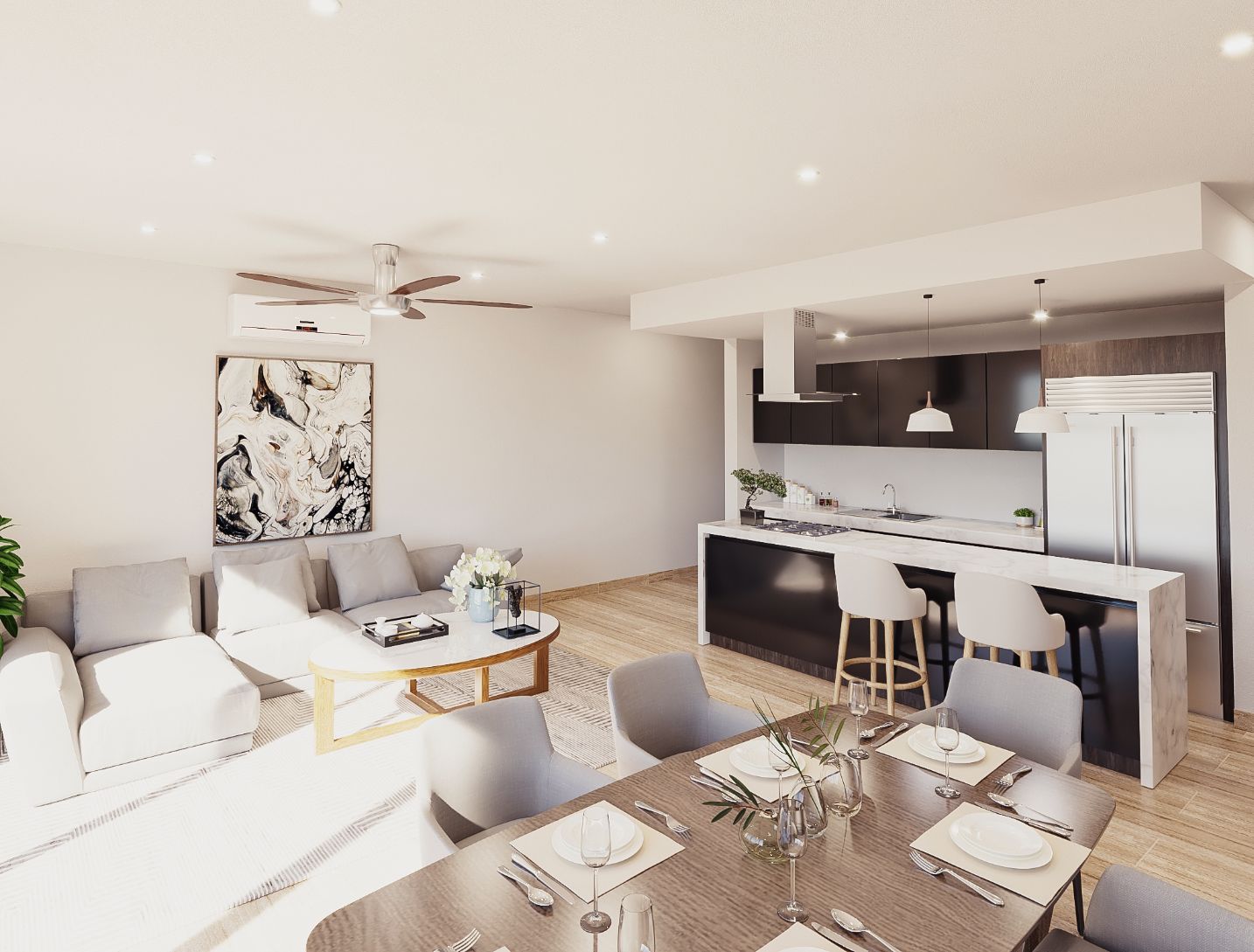 Condominio con terraza,en venta, Zona aeropuerto, Cancun.