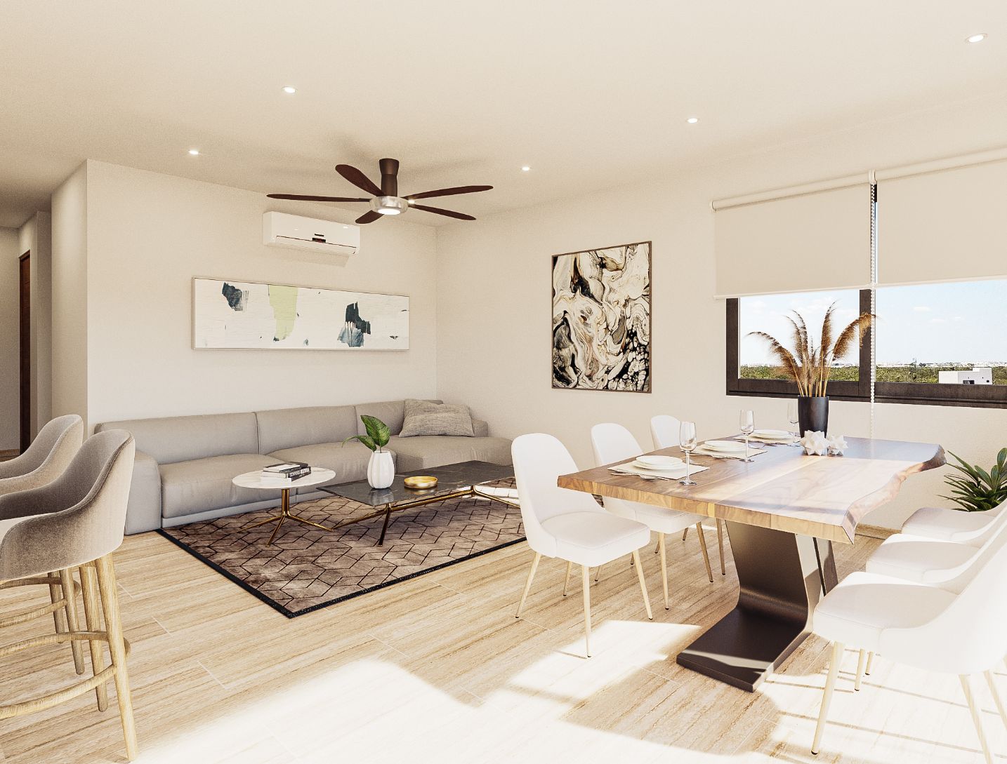 Condominio con terraza,en venta, Zona aeropuerto, Cancun.