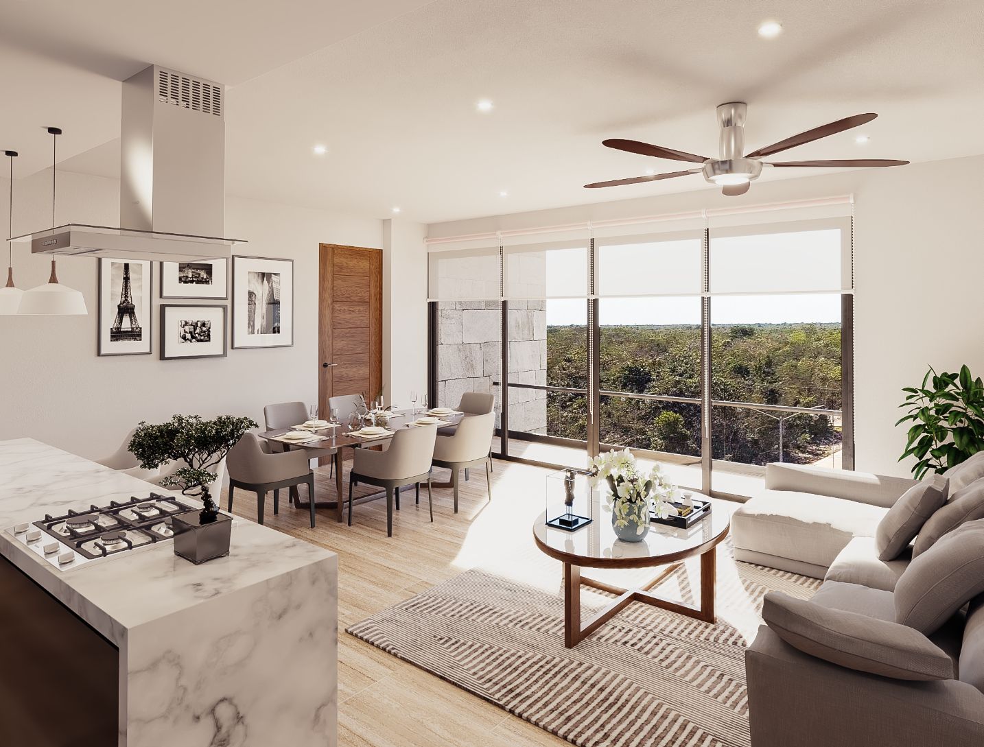 Condominio con terraza,en venta, Zona aeropuerto, Cancun.