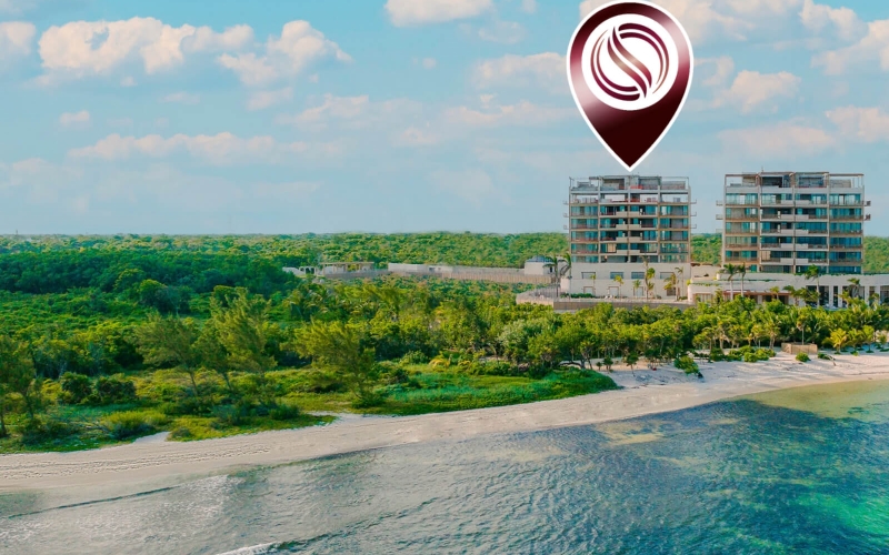 Beachfront condo with beach club, clubhouse, amenities for the whole family in luxury residential, pre-construction, for sale Corasol Playa