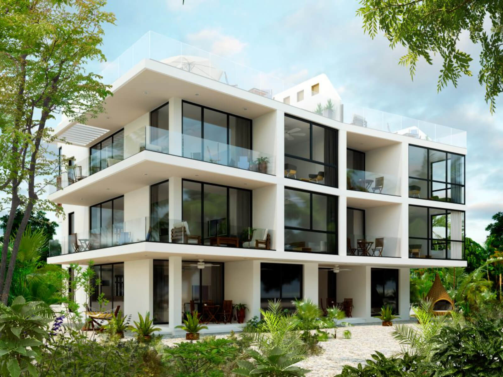 Condo con Balcon, infinity pool y Jacuzzi con vista al mar en venta,  zona centro, en Cozumel, Quintana Roo.