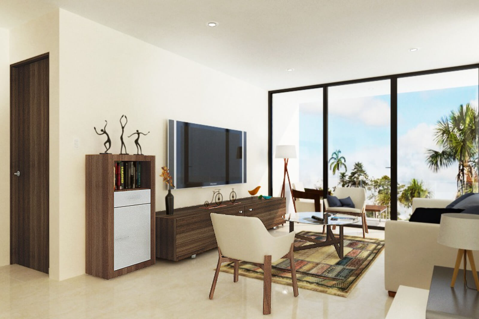 Condo con Balcon, infinity pool y Jacuzzi con vista al mar en venta,  zona centro, en Cozumel, Quintana Roo.