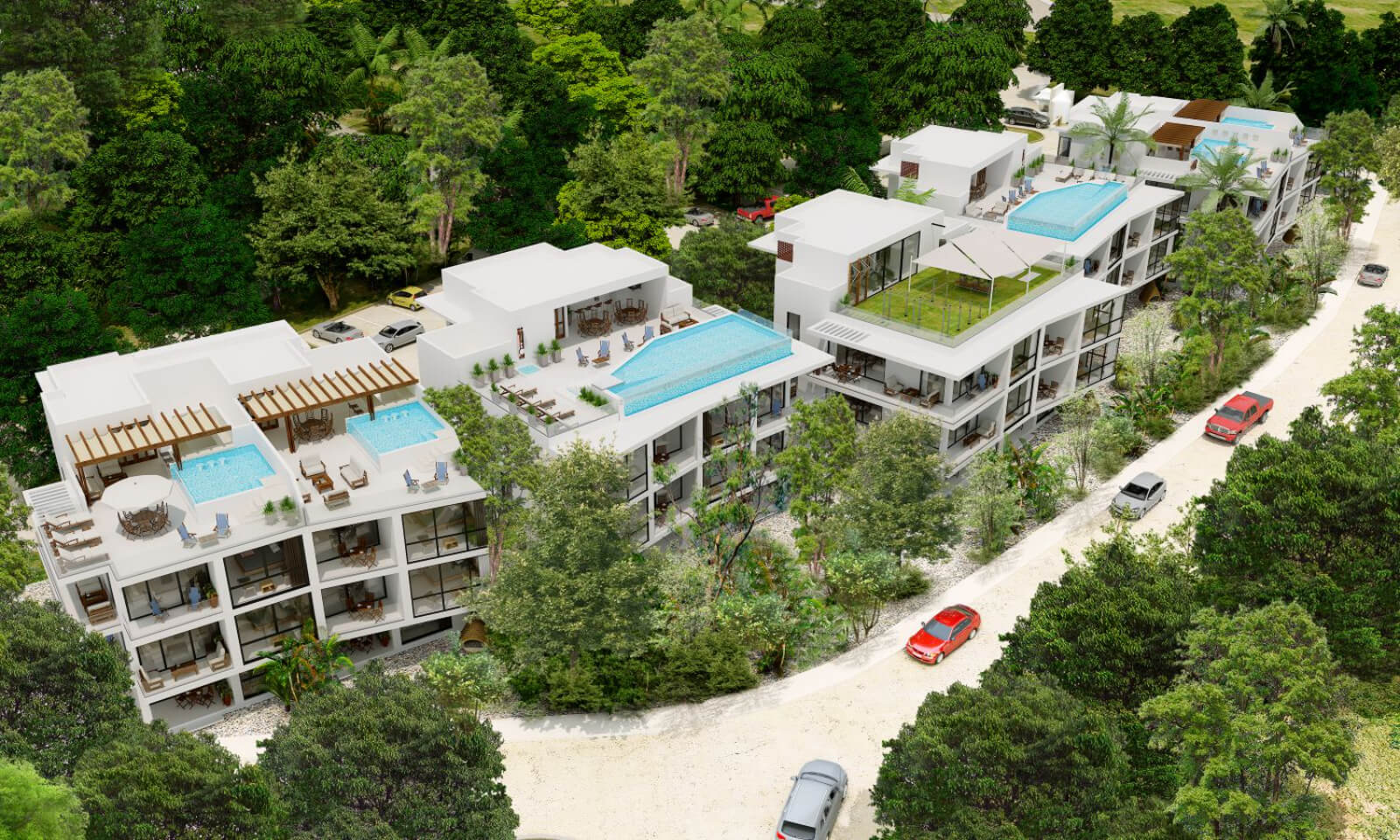 Condo con Balcon, infinity pool y Jacuzzi con vista al mar en venta,  zona centro, en Cozumel, Quintana Roo.