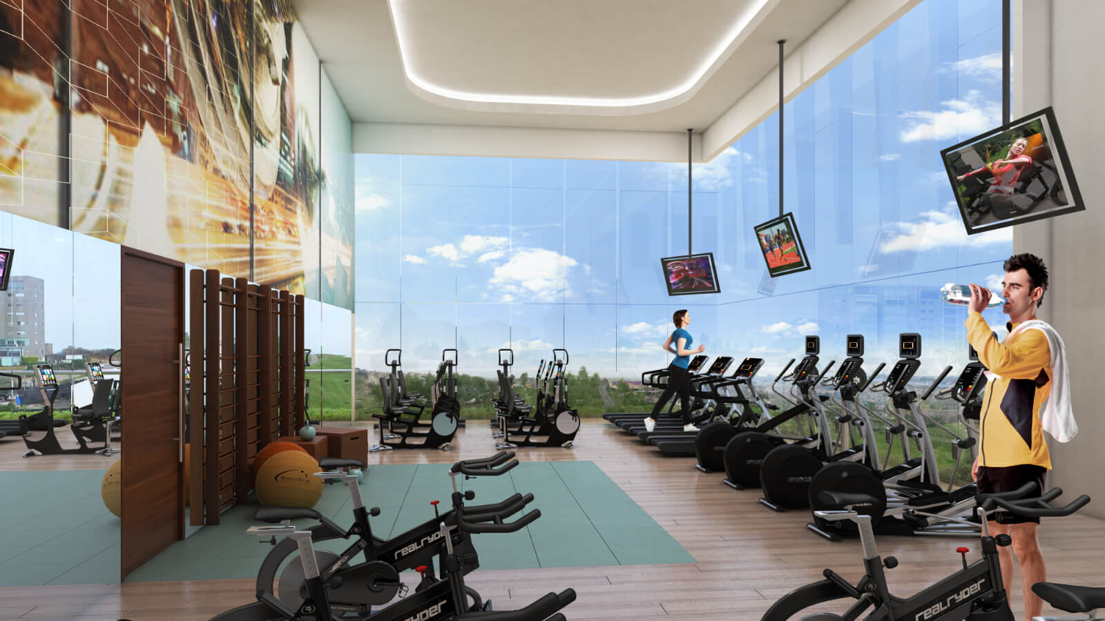 Luxury condo with 30 amenities, 13,000 m2 of green areas, designed by renown architect firm, Fuentes del Pedregal, for sale Mexico City