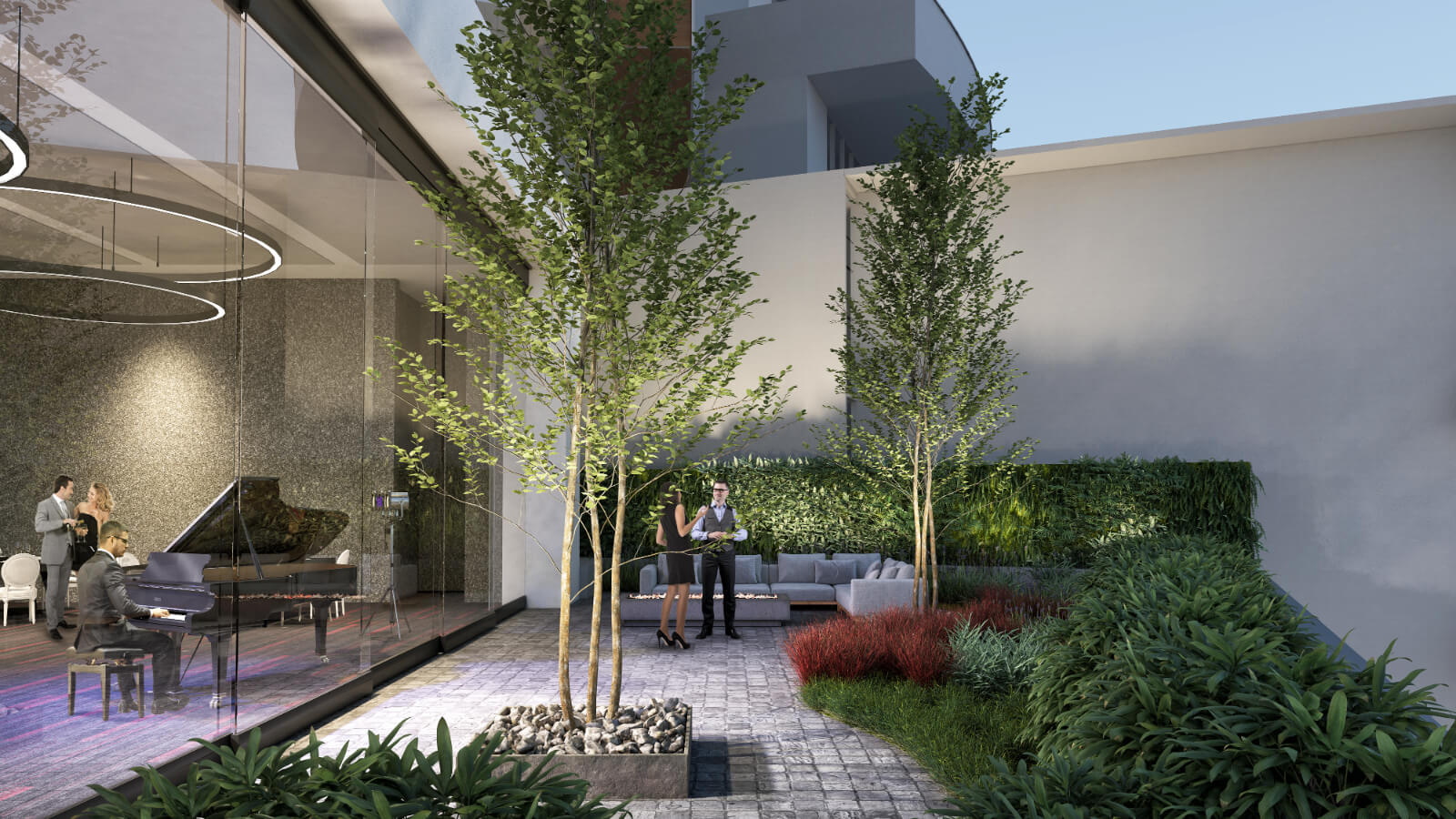 Condominium with wrap-around terrace, TV room, service room with bathroom, amenities for all ages, under construction in Bosque Real, Naucal