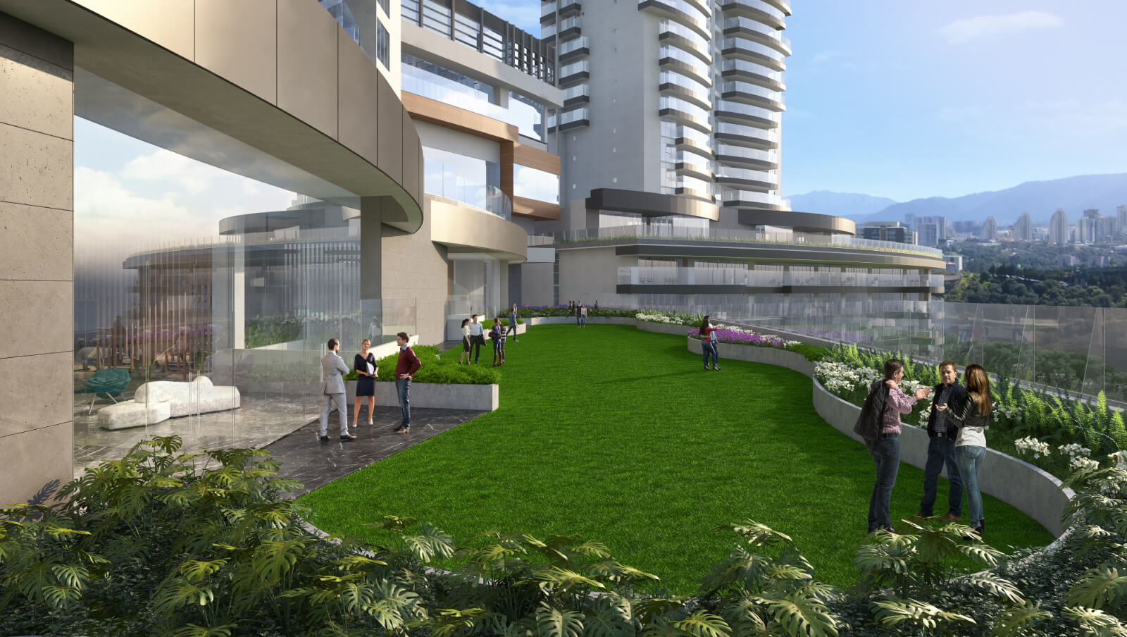 Apartment with central garden, pool, jacuzzi, spa, barbecue, gym for sale Polanco