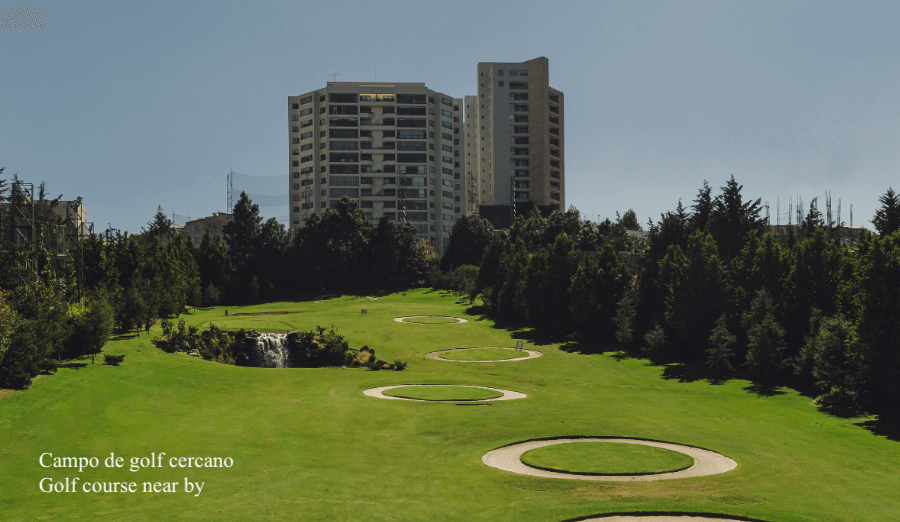 Apartment with clubhouse, cinema, sports courts, spa green areas, panoramic pool, for sale in Interlomas, Huixquilucan