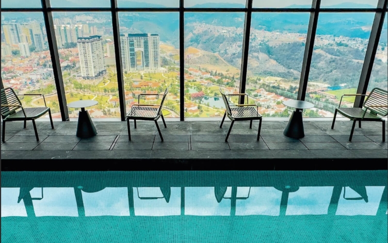 320 m2 apartment, green areas, clubhouse, cinema, spa, panoramic pool and more for sale in Interlomas