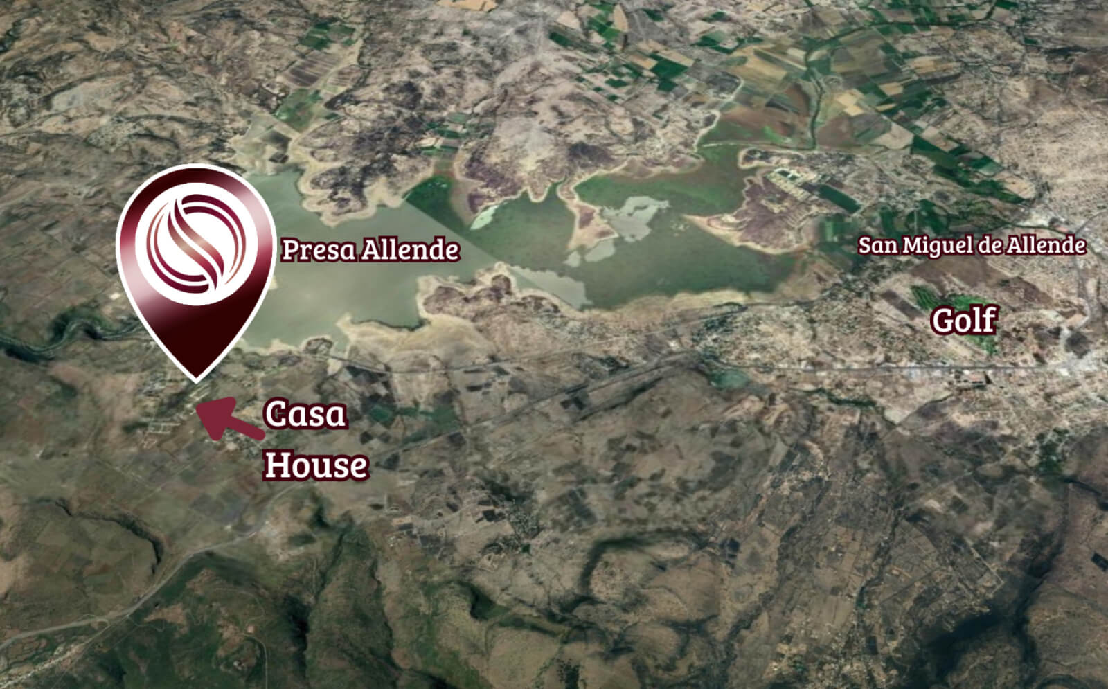 4 bedroom house community with golf course, clubhouse with pool, for sale, San Miguel de Allende.