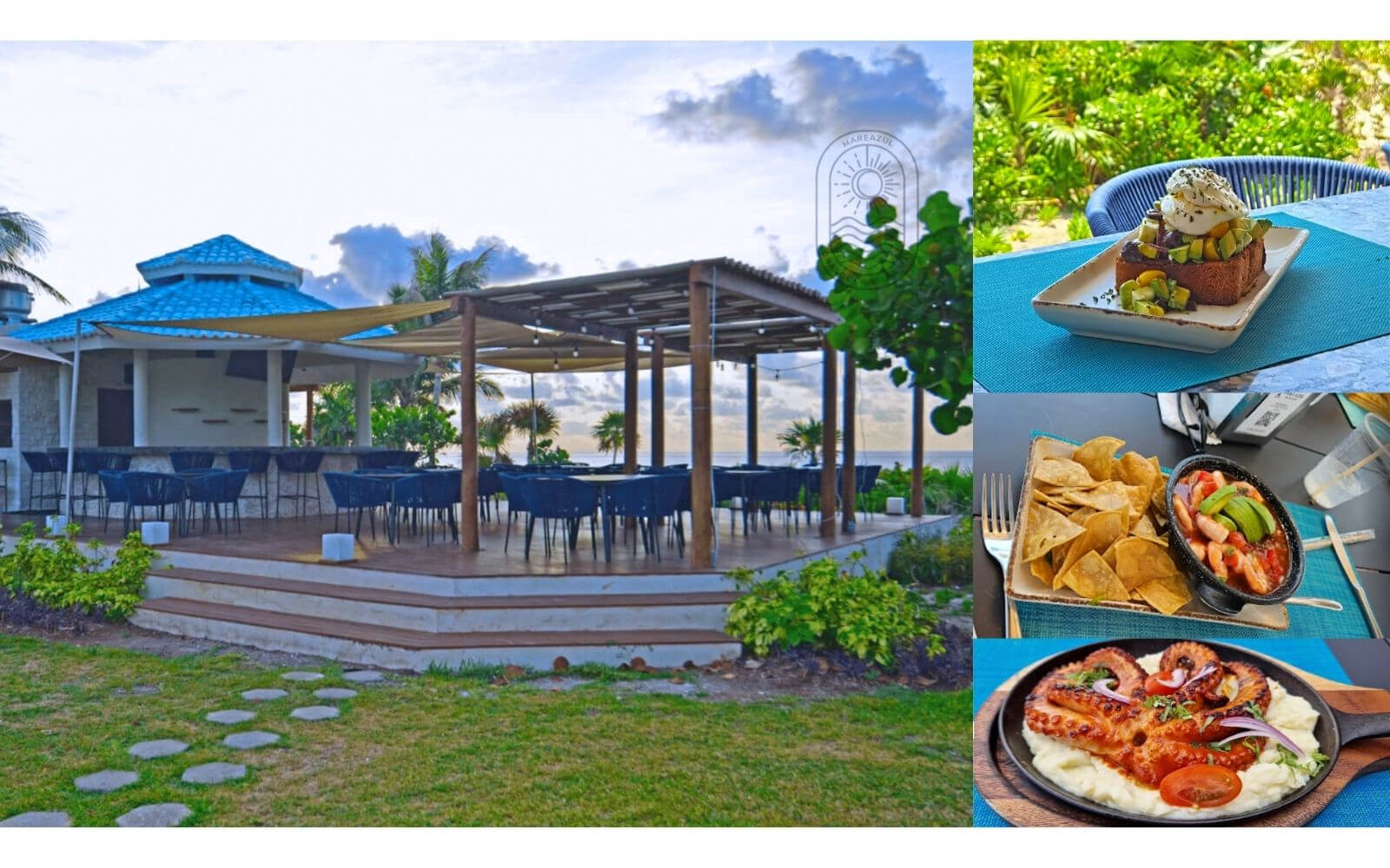 Beachfront condo with private pool, golf course, beach club, relaxing areas with hammocks, Corasol, for sale Playa del Carmen.