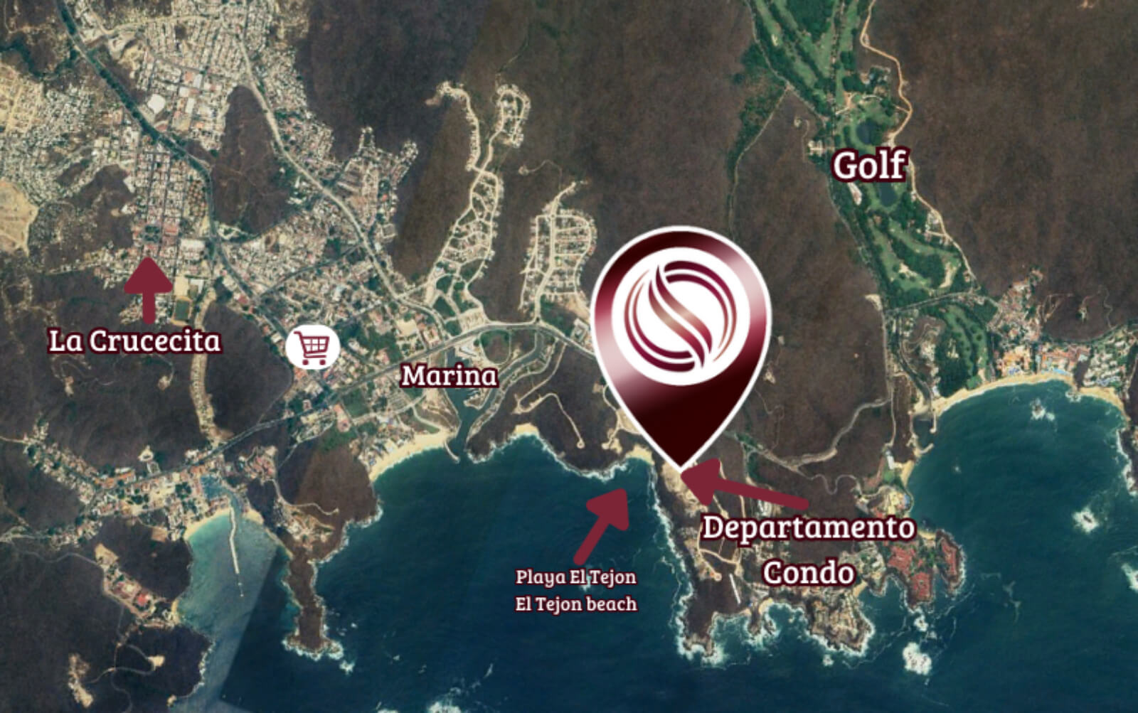 Apartment with terrace surrounded by natural reserve for sale, Playa &Oacute;rgano, Huatulco