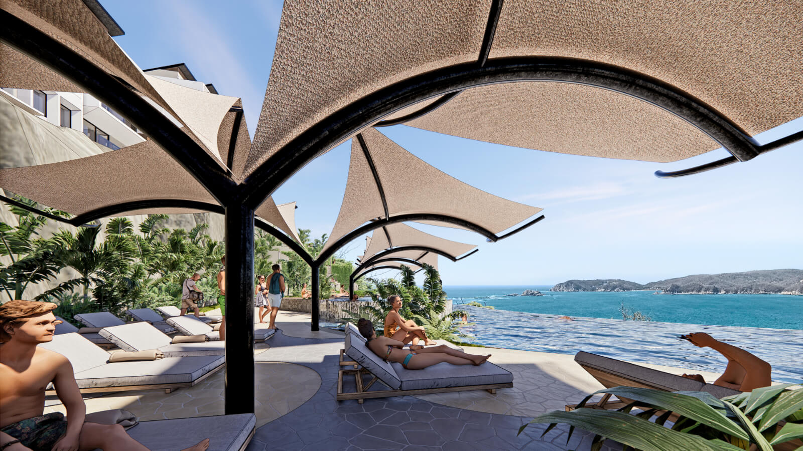 Apartment with terrace surrounded by natural reserve for sale, Playa &Oacute;rgano, Huatulco