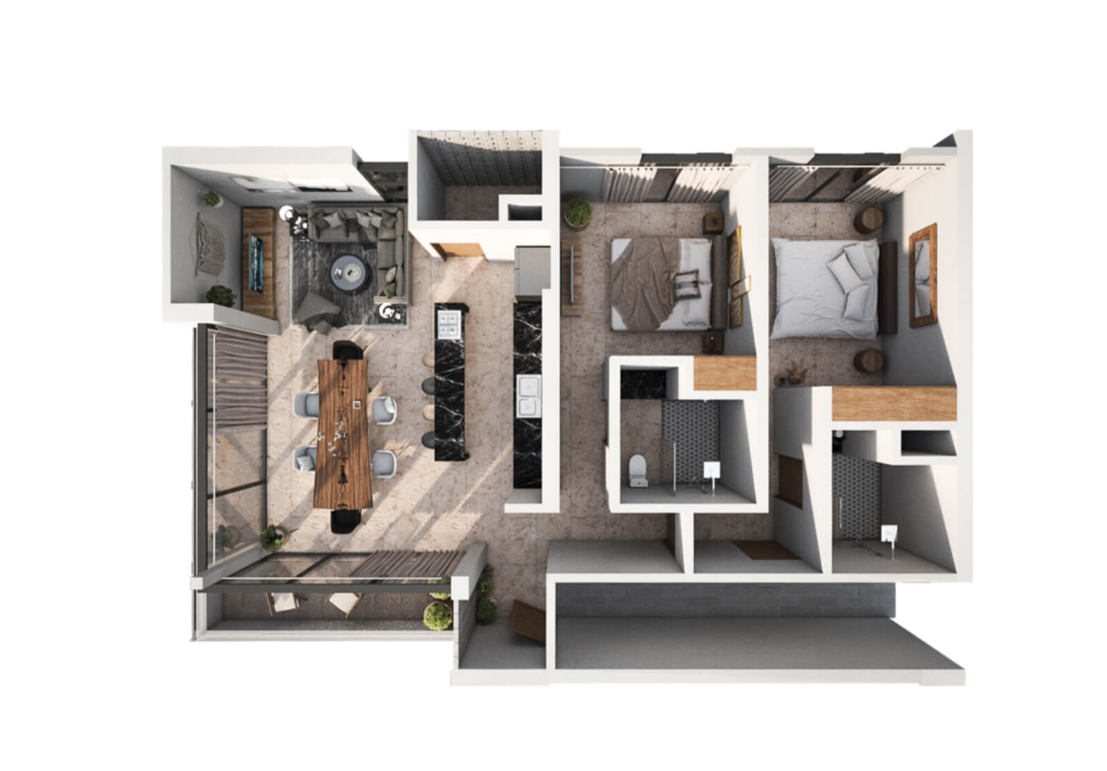 Condo with Garden, Pool, and Private Jacuzzi for Sale in Zona Hotelera Sur, Cozumel.