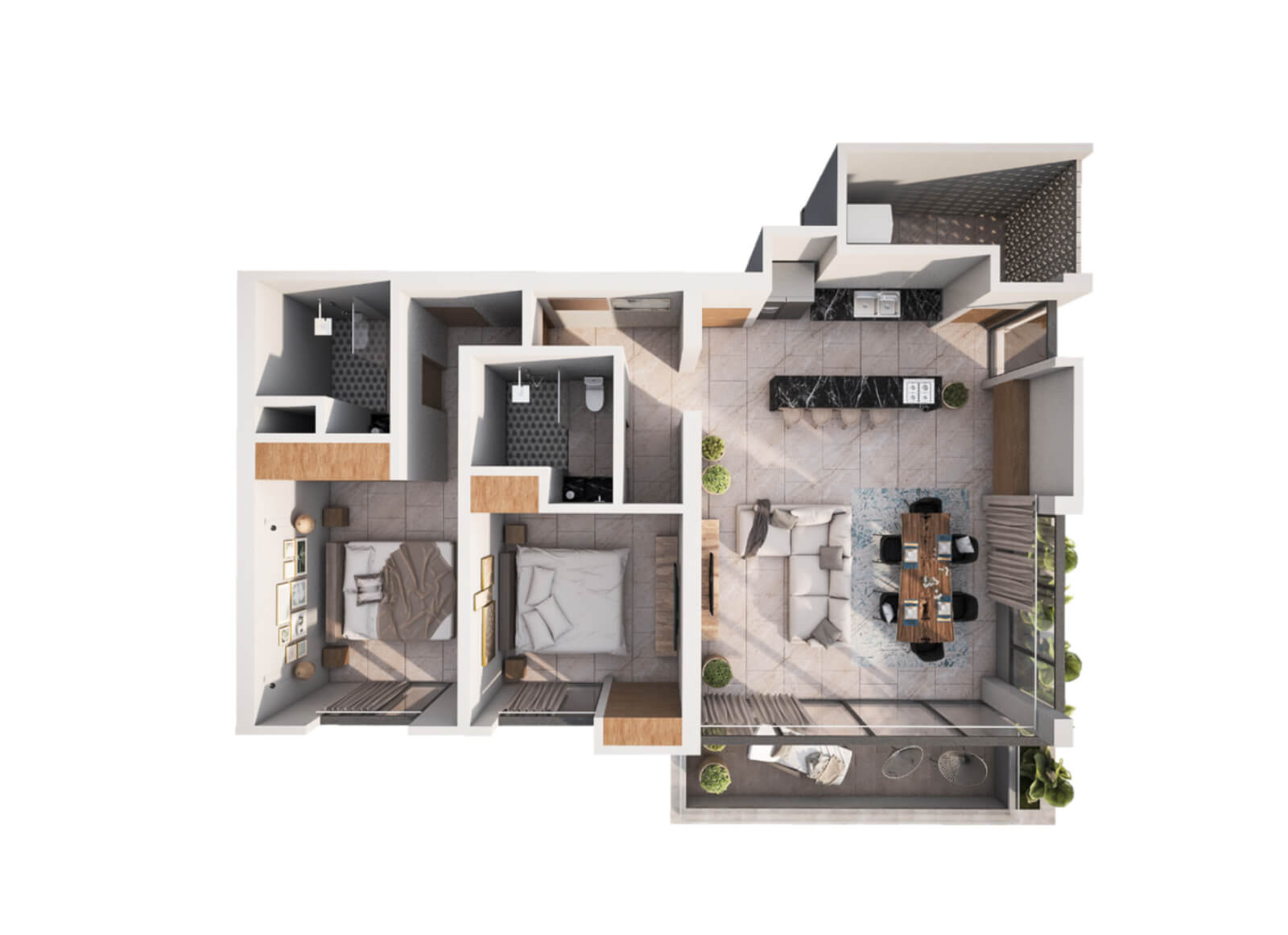 Condo with garden and private jacuzzi, near the beach, room &amp; pool service, fire pit, playground for children, hammock area, surrounded by g