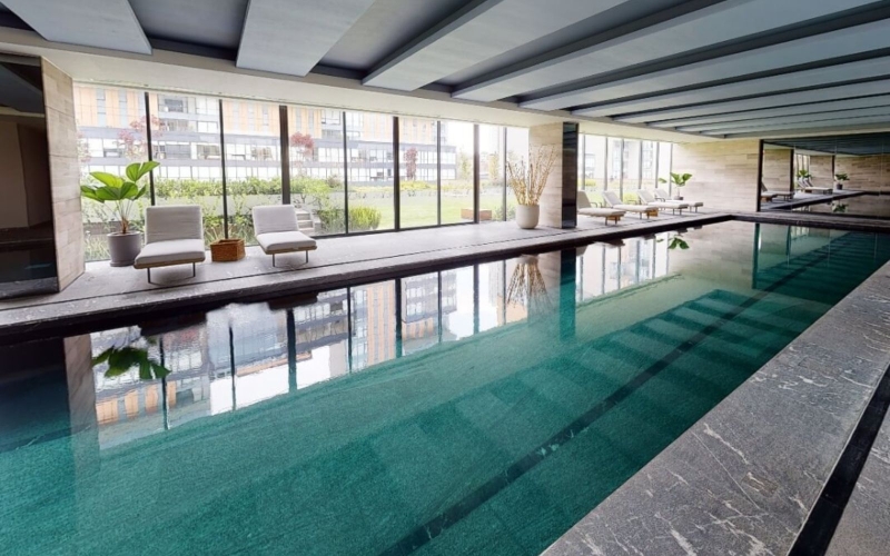 Apartment with high ceilings, pool, pet friendly, spa for sale, Bosque Real