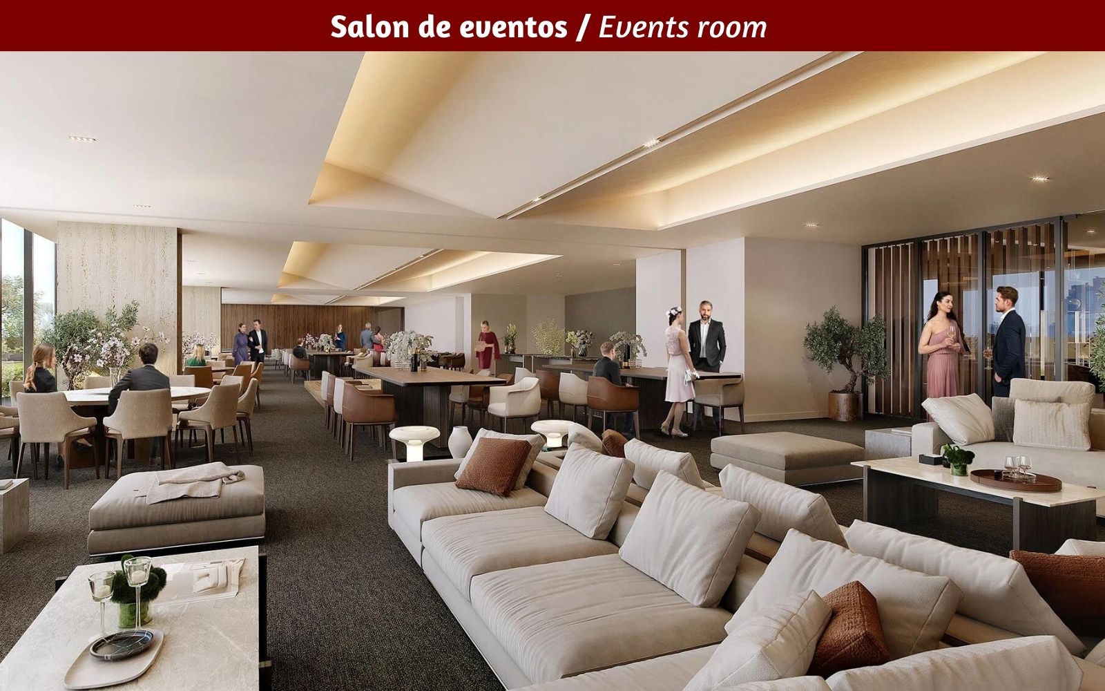 Condo with high ceilings for sale at Bosque Real, pet-friendly, indoor pool, spa, playground, Huixquilucan Mexico City