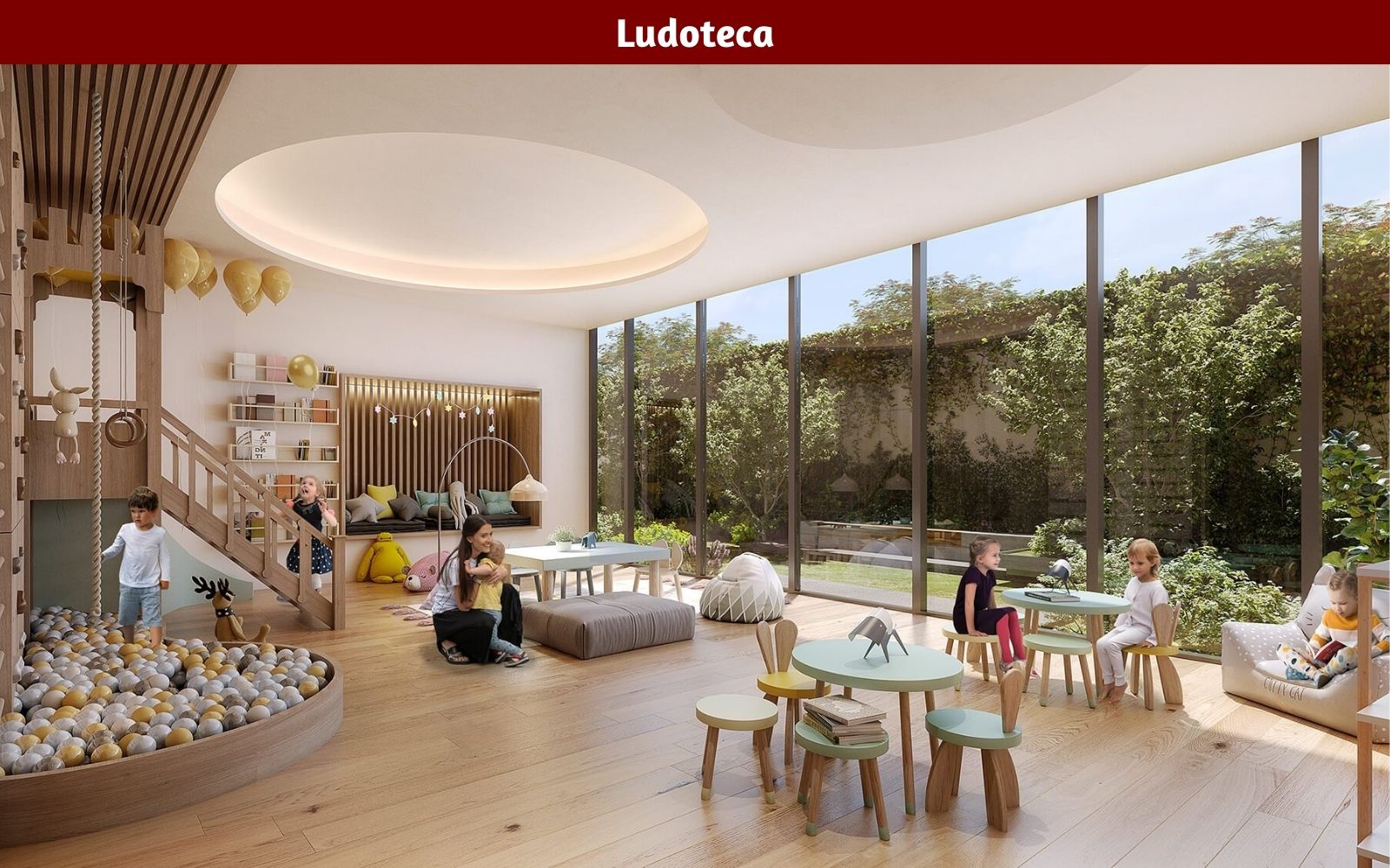 Condominium with cinema, pool, gym with spinning, golf course view, service room with bathroom, amenities for the whole family, pre-construc