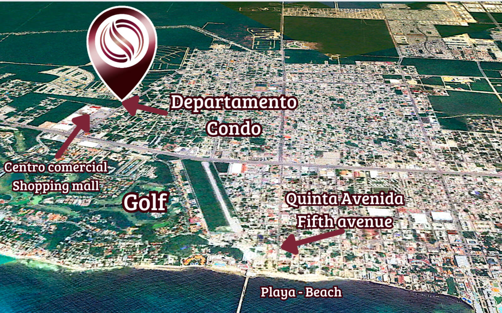 Studio with terrace, spa, pet friendly, for sale, Downtown, Playa del Carmen