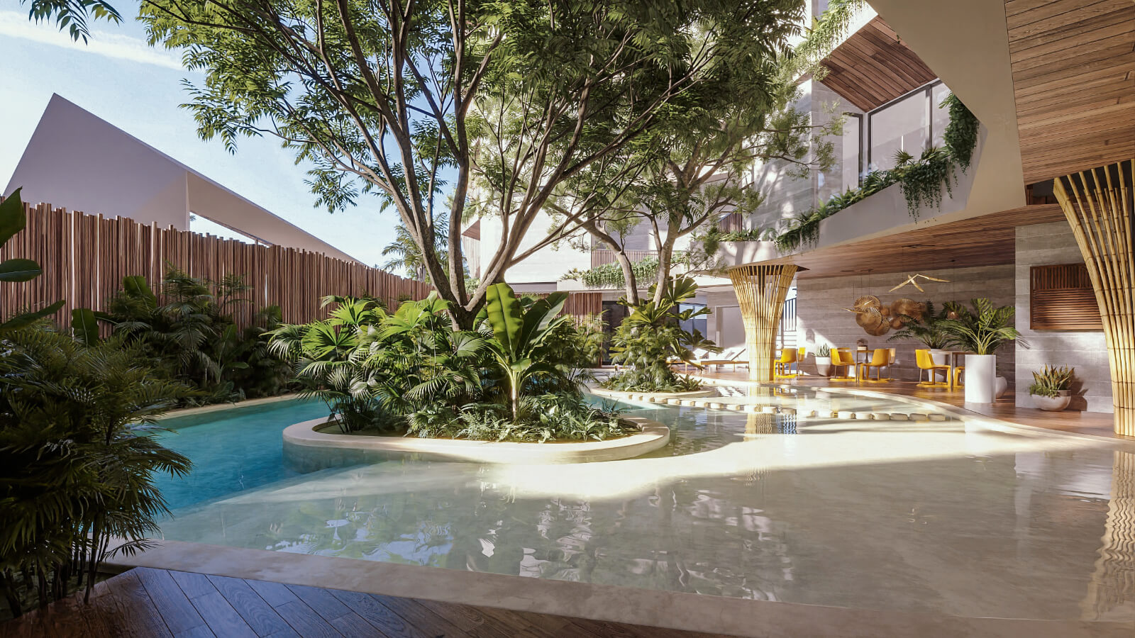 Studio with terrace, spa, pet friendly, for sale, Downtown, Playa del Carmen