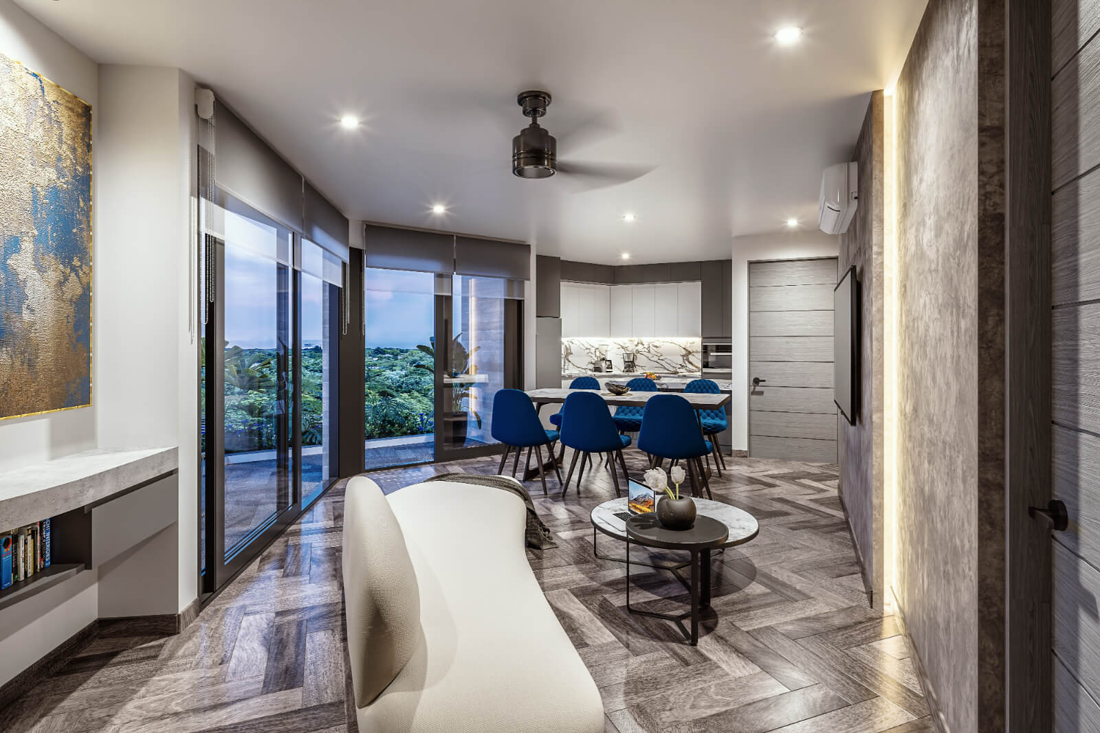 Studio with terrace, spa, pet friendly, for sale, Downtown, Playa del Carmen