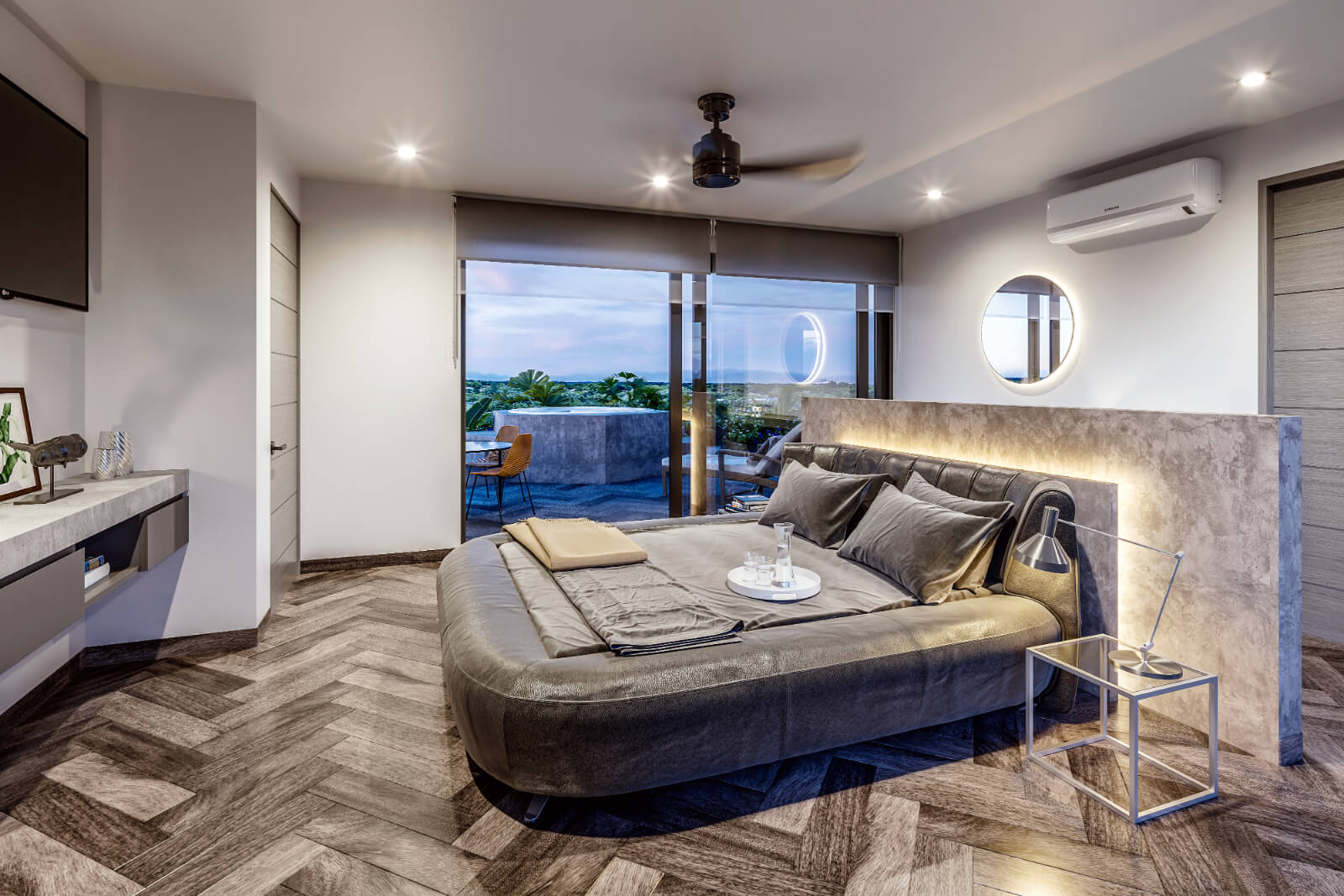 Studio with terrace, spa, pet friendly, for sale, Downtown, Playa del Carmen