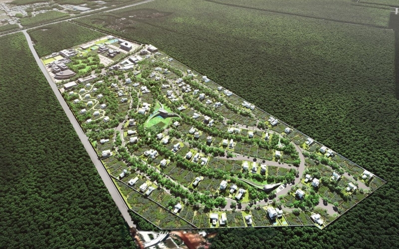 530 m2 land, clubhouses, pet-park, gardens and more. For sale Merida.