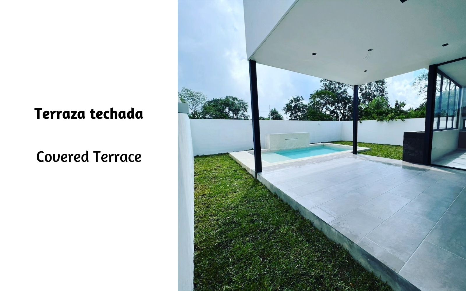 House with Covered Terrace and Private Pool for Sale in Temoz&oacute;n Norte, M&eacute;rida