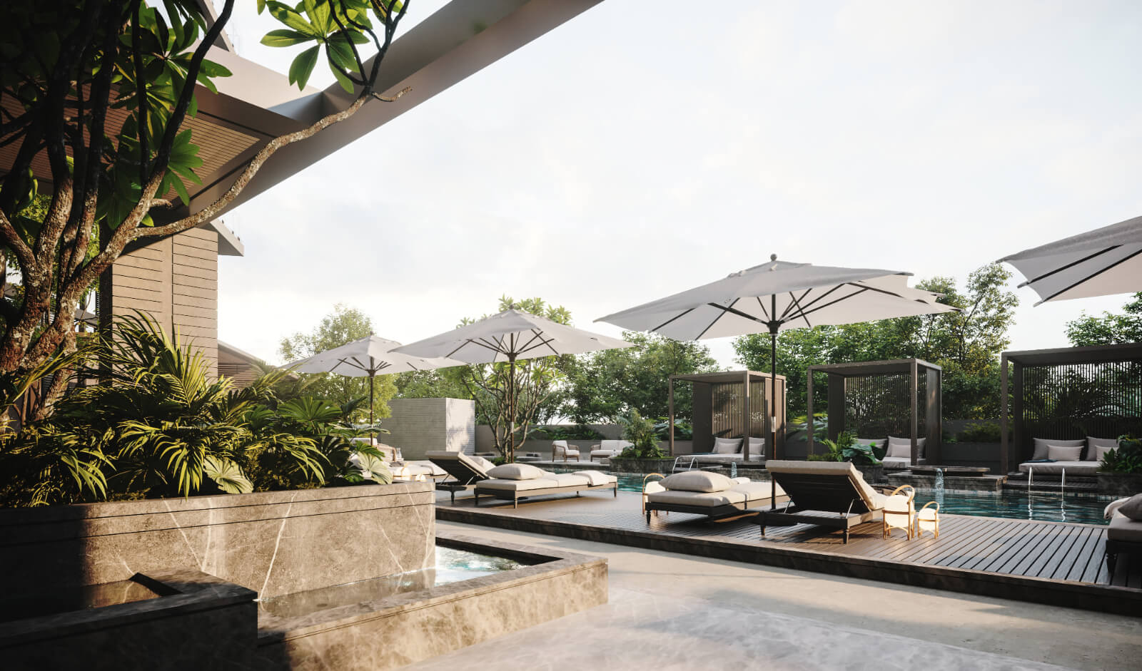 Luxury apartment, high ceilings, in Bosque Real, pet-friendly, indoor pool, spa, playground, Huixquilucan Mexico City