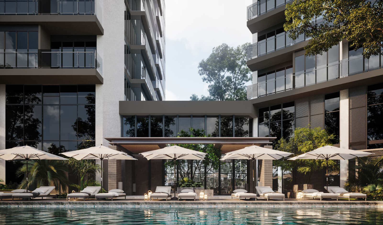 Double terrace condo, pool, pet friendly, spa for sale, Bosque Real