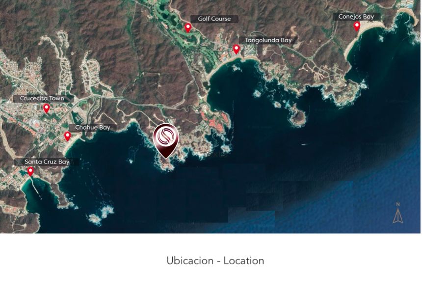 Ocean-view lot, 3-minute walk to beach access, for sale, Huatulco