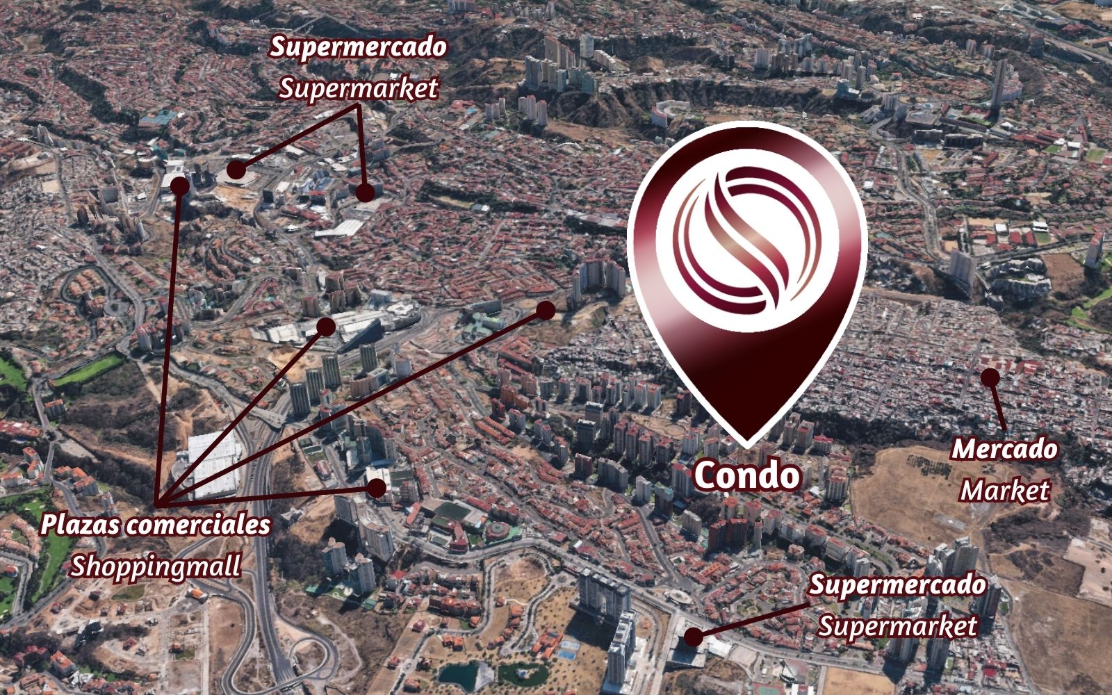 3 bedroom condo with spa pool, gym, jacuzzi, for sale in Polanco, Mexico City.