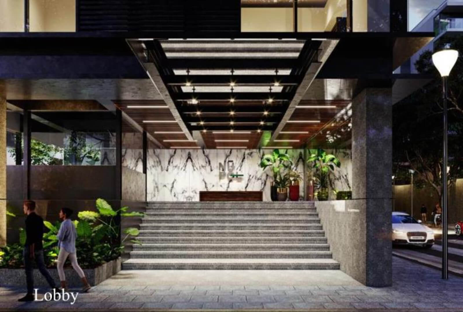 Penthouse with a semi-covered terrace of 52 m2, 4 parking spaces, swimming lane, gym, playground, green areas, pre-construction, for sale in