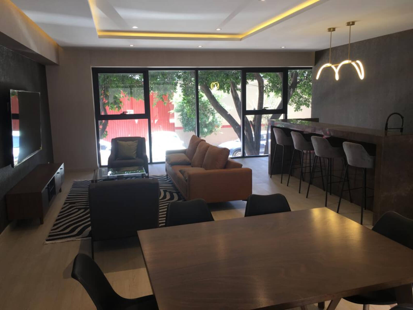 Penthouse with a semi-covered terrace of 52 m2, 4 parking spaces, swimming lane, gym, playground, green areas, pre-construction, for sale in