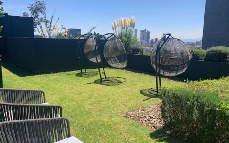 Pet-friendly apartment, playground, adults area, gym, for sale in CDMX.