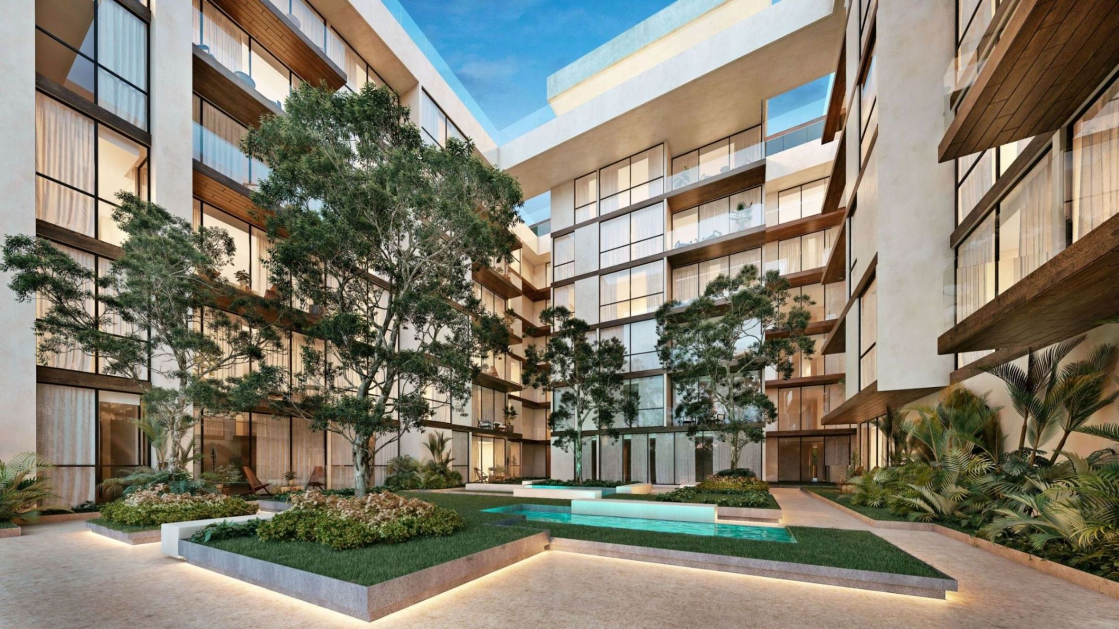 Condo with Pool and Beach Club for Sale, Coco Beach, Playa del Carmen