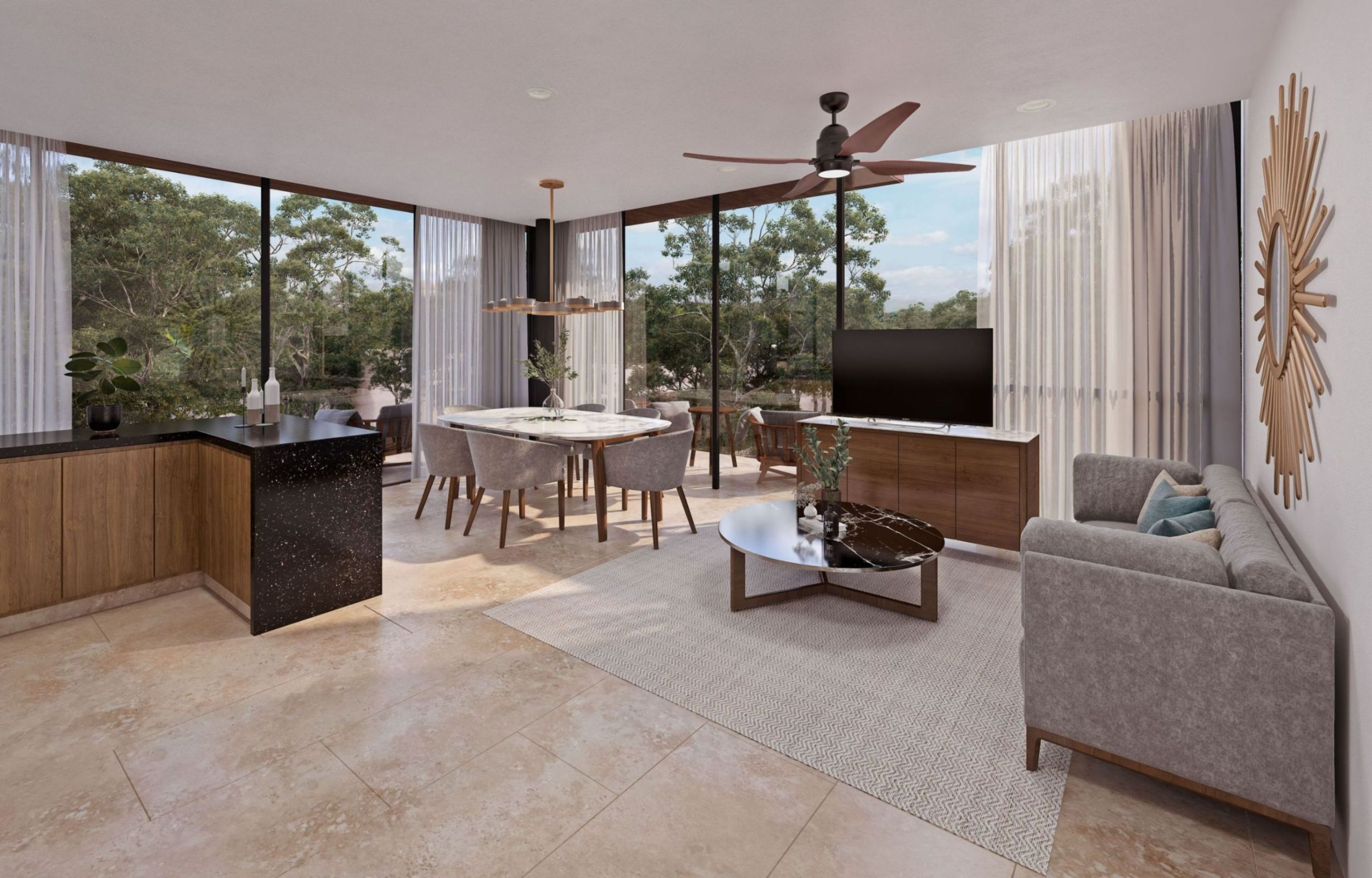 Condo with Pool and Beach Club for Sale, Coco Beach, Playa del Carmen