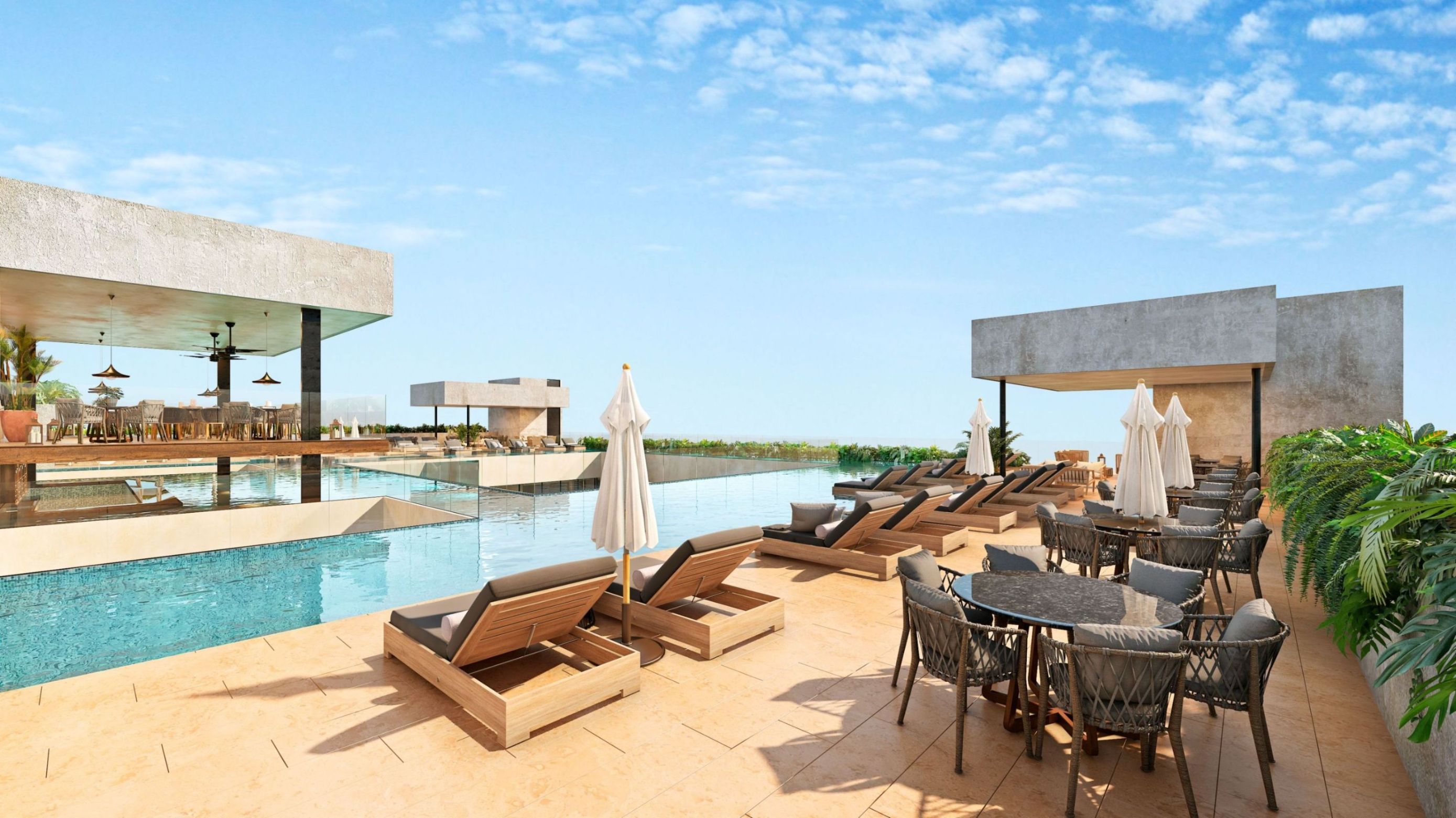 Departamento a pasos de la Quinta Avenida y el mar, rooftop, venta Playa del Carmen