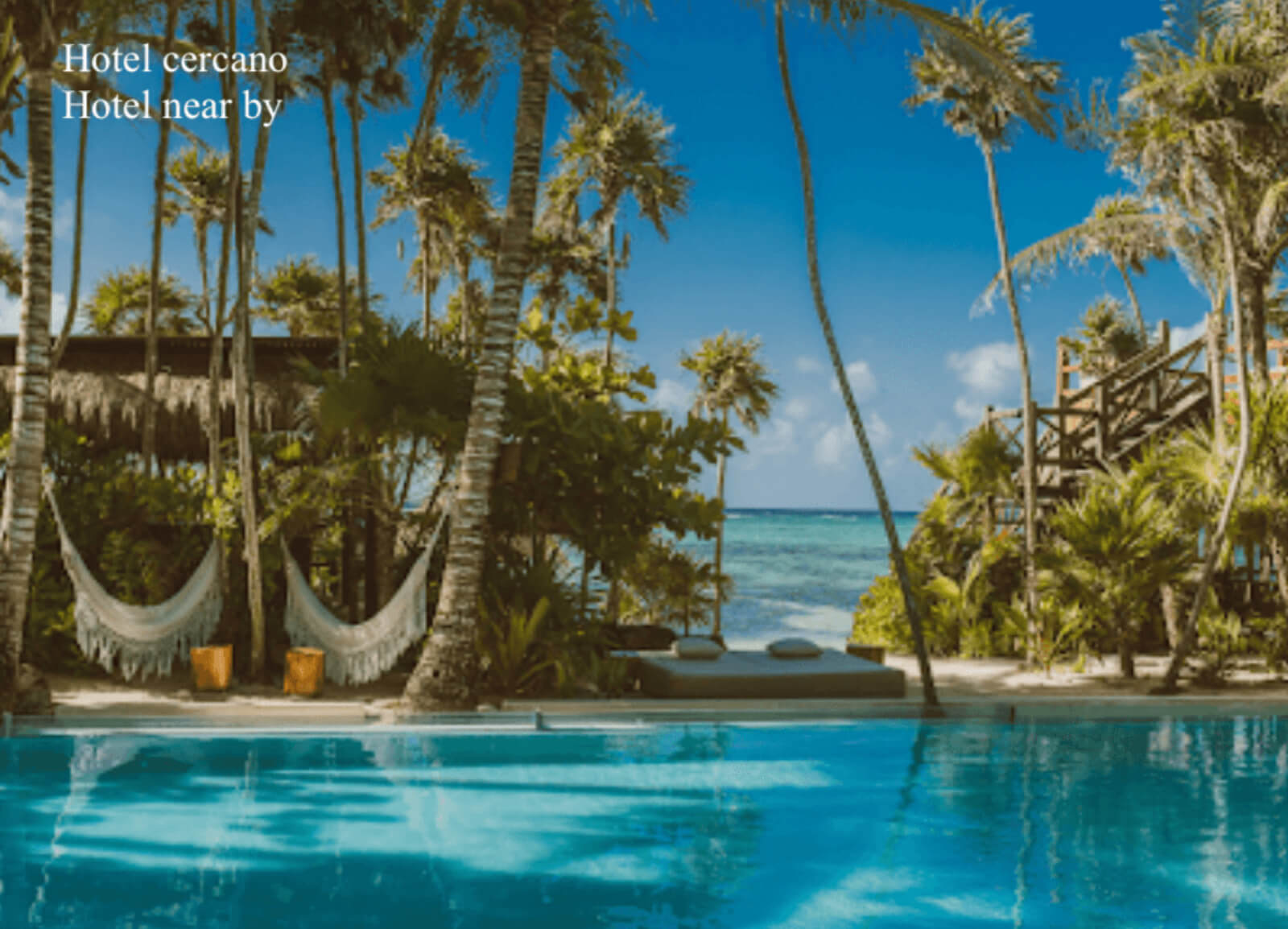 Apartment with common terrace overlooking the sea, barbecue area and pool, access to the beach, pre-construction, for sale Bahia Tankah