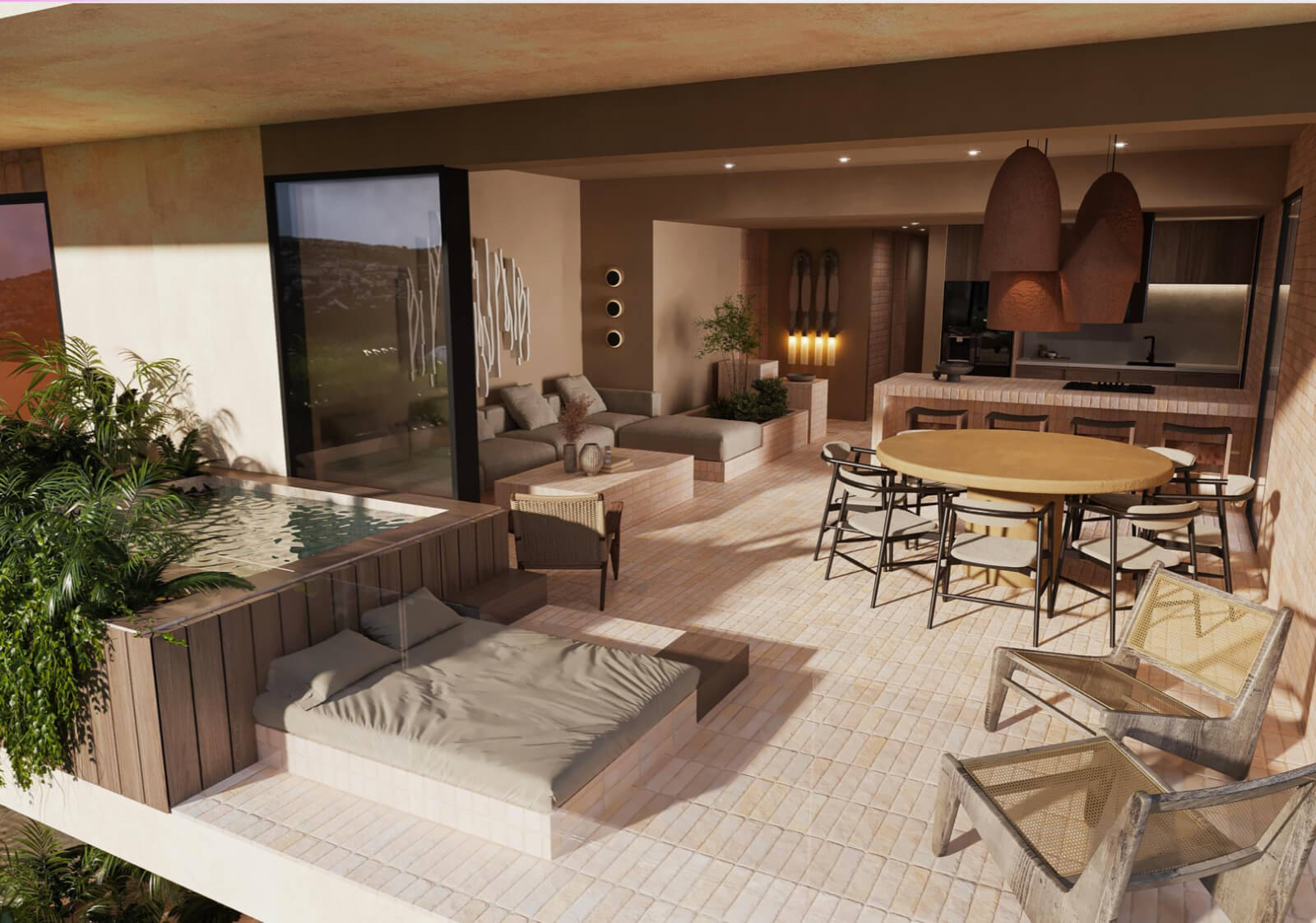 Departamento frente al mar con plunge pool, en venta, Tankah, Tulum